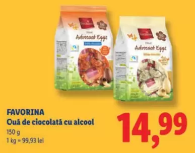 Ouă de ciocolată cu alcool