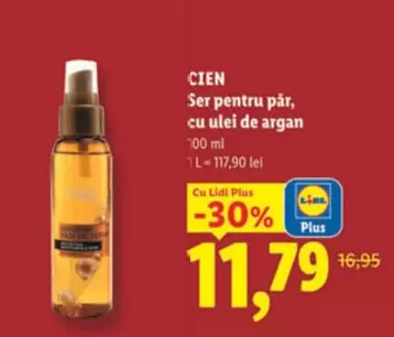 Ser pentru păr, cu ulei de argan