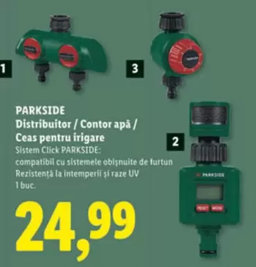 Distribuitor / Contor apă / Ceas pentru irigare