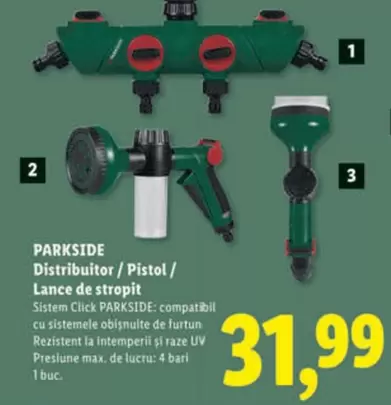 Distribuitor/Pistol/Lance de stropit