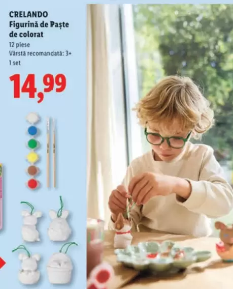 Figurină de Paşte de colorat