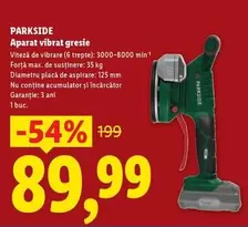 Aparat vibrat gresie