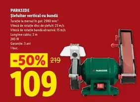 Vertical - Slefuitor vertical cu banda