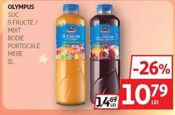 SUC 9 FRUCTE / MIXT RODIE PORTOCALE MERE