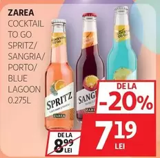 Zarea - COCKTAIL TO GO SPRITZ/ SANGRIA/ PORTO/ BLUE LAGOON