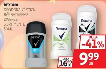 Rexona - DEODORANT STICK BĂRBAŢI/FEMEI DIVERSE SORTIMENTE