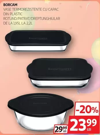 VASE TERMOREZISTENTE CU CAPAC