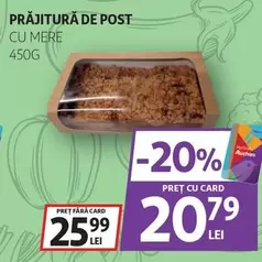 Auchan - PRĂJITURĂ DE POST CU MERE
