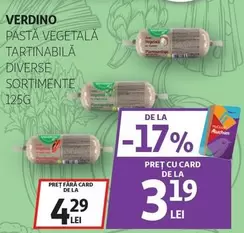 Auchan - PASTA VEGETALĂ TARTINABILĂ