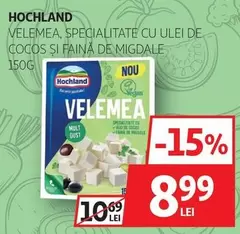 VELEMEA, SPECIALITATE CU ULEI DE COCOS ȘI FAINĂ DE MIGDALE