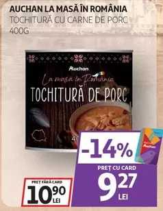 Auchan - TOCHITURĂ CU CARNE DE PORC