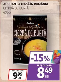 Auchan - CIORBĂ DE BURTĂ