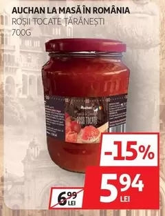 Auchan - Roșii Tocate Țărănești