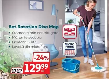 Set Rotation Disc Mop