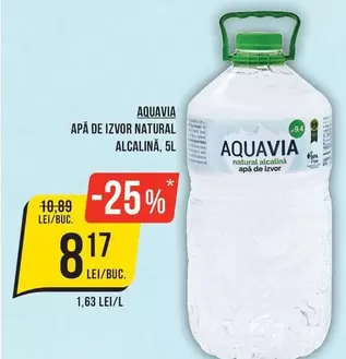 APA DE IZVOR NATURAL ALCALINĂ