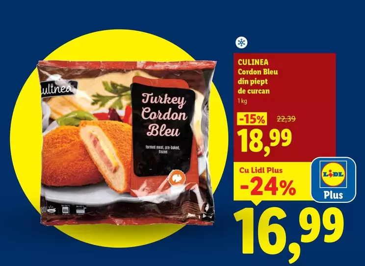 Frozen - Cordon Bleu din piept de curcan