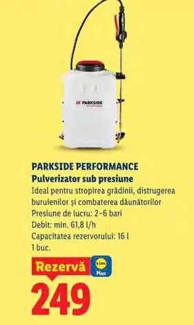 Pulverizator sub presiune