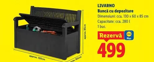 Bancă cu depozitare