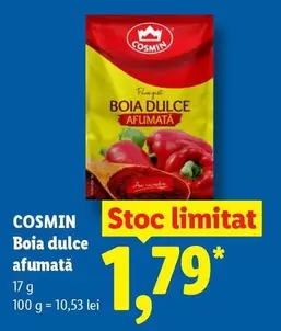 Boia dulce afumată