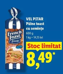 Pâine toast cu semințe
