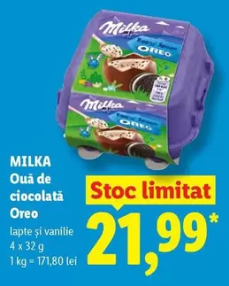 Milka - Ouă de ciocolată Oreo