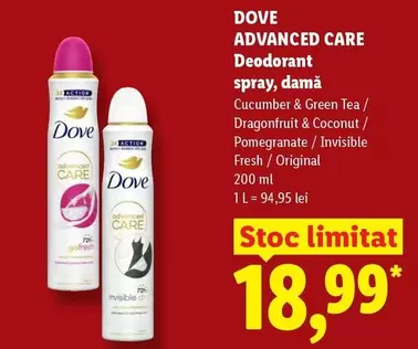 Deodorant spray, damă