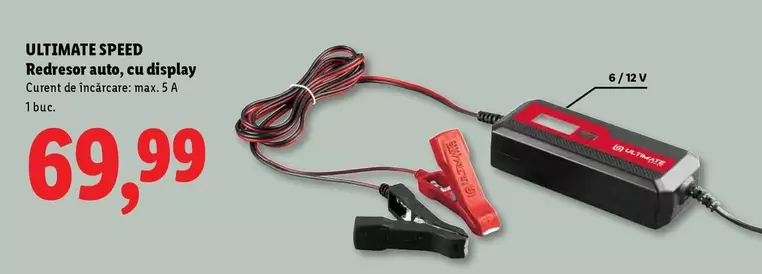 Redresor auto, cu display