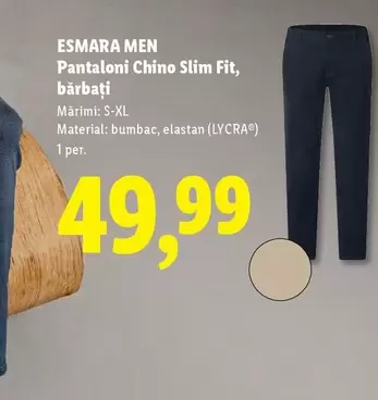 Pantaloni Chino Slim Fit, bărbaţi