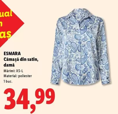 Cămașă din satin, damă