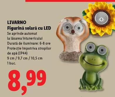 Figurină solară cu LED