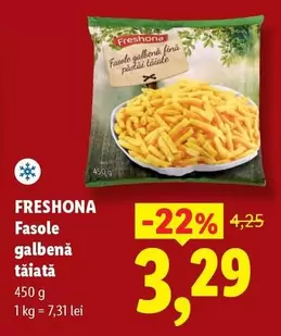 Fasole galbenă tăiată