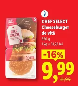 Cheeseburger de vită