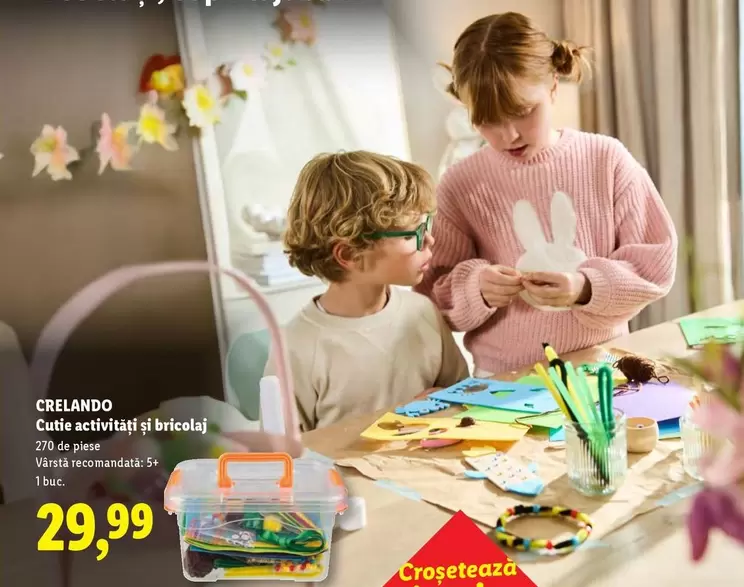 Cutie activitati si bricolaj