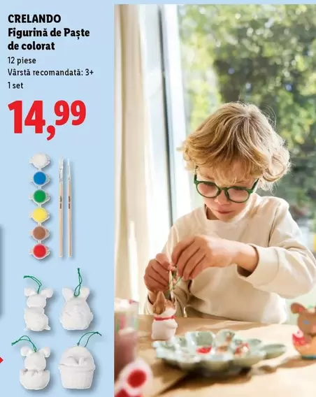 Figurină de Paște de colorat