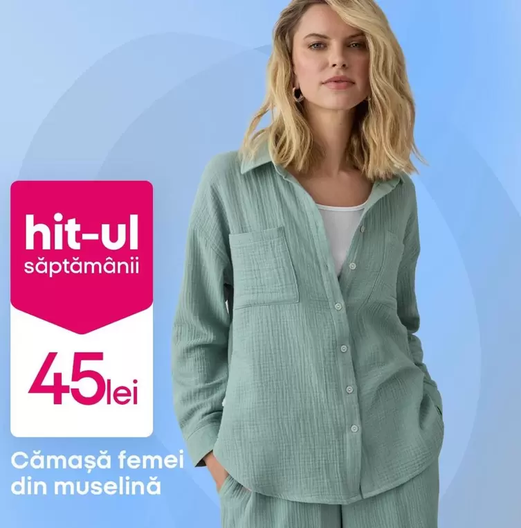 Cămașă femei din muslină