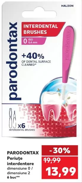 Periuţe interdentare dimensiune 0/dimensiune 2