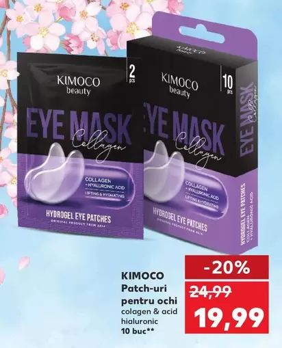 Patch-uri pentru ochi colagen & acid hialuronic