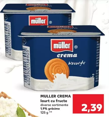 CREMA laurt cu fructe