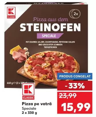 Pizza pe vatră Speciale
