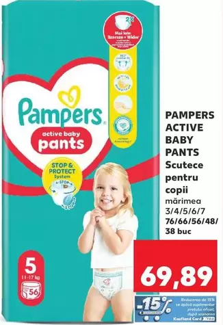 Pampers - ACTIVE BABY PANTS
