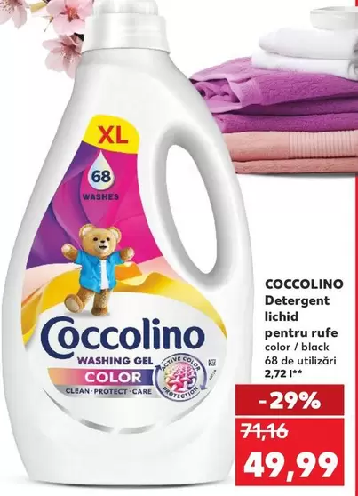 Coccolino - Detergent lichid pentru rufe color / black