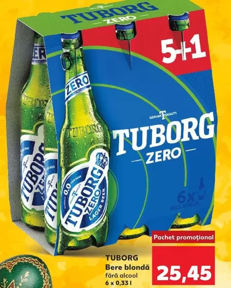 Tuborg - Bere blondă fără alcool