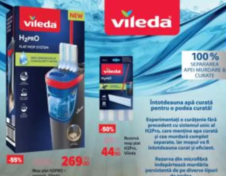 H2O Pro Flat Mop System