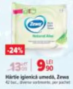 Zewa - Härtie igienică umeda