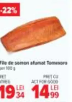 File de somon afumat