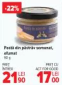 Pastă din păstrăv somonat, afumat
