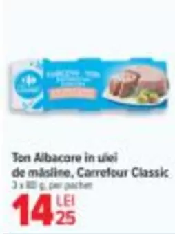 Ton Albacore in ulei de m
asline