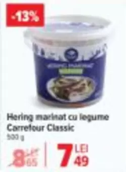 Hering marinat cu legume