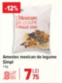 Amestec mexican de legume Simpl