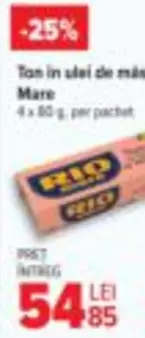 Ton in ulei de masline